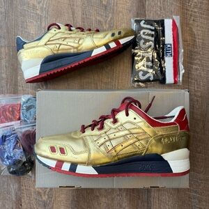ASICS x Ronnie Fieg Kith Gel Lyte 3 USA Gold